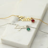 S925 Silver Custom Name Necklace with Star Stone – Elegant & Versatile