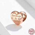 Rose gold S925 silver bead plating