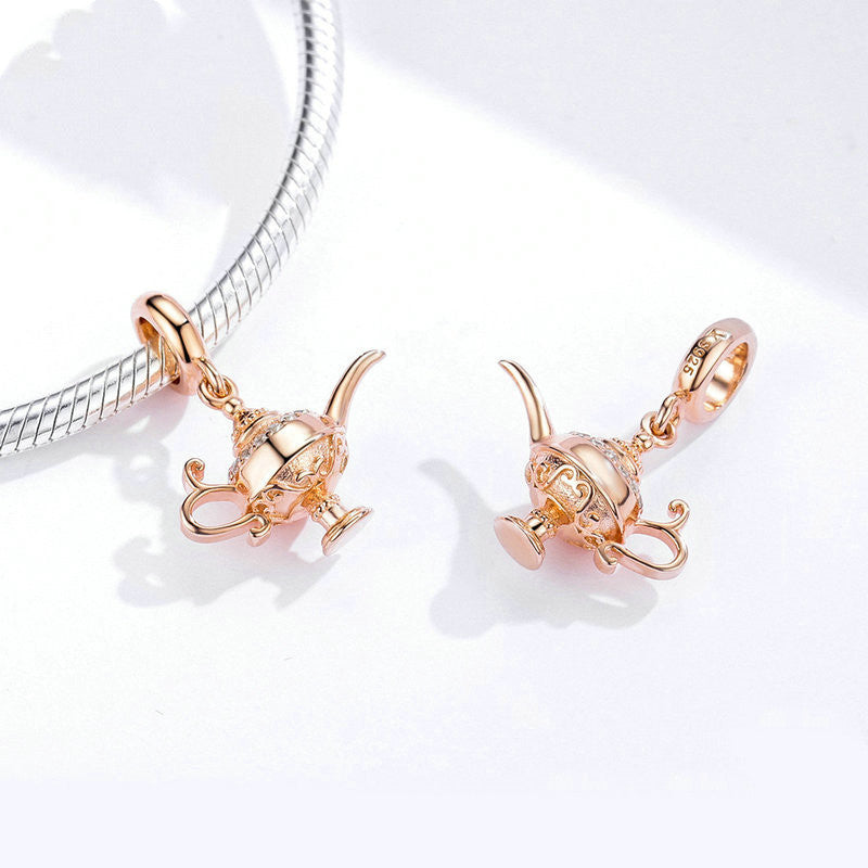 Rose gold S925 silver bead plating