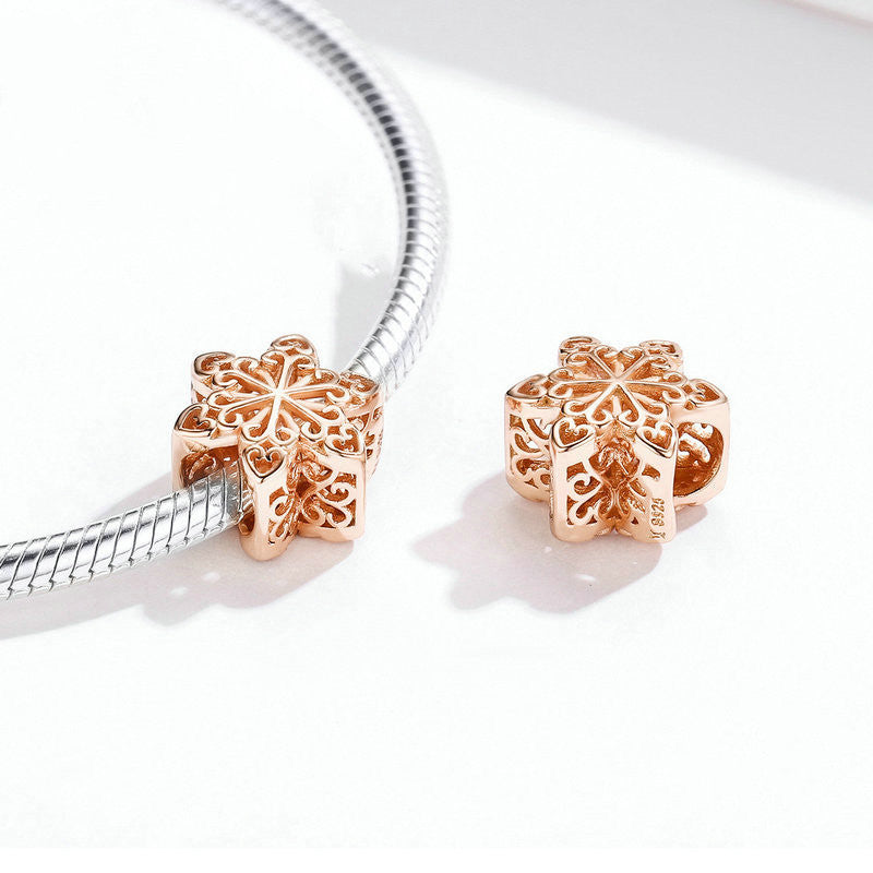 Rose gold S925 silver bead plating