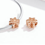 Rose gold S925 silver bead plating