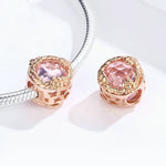 Rose gold S925 silver bead plating