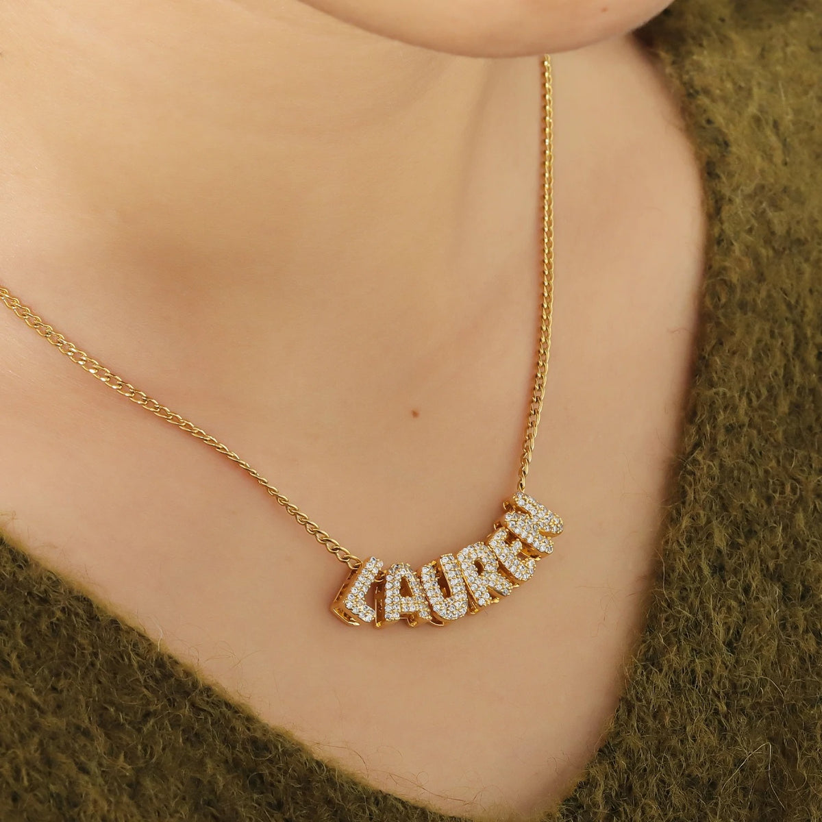 3D Name Necklace – Personalized Elegance