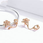 Rose gold S925 silver bead plating