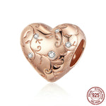 Rose gold S925 silver bead plating