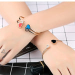 Women Fashion Elegant Heart Bracelets