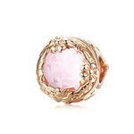 Rose gold S925 silver bead plating