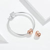 Rose gold S925 silver bead plating