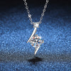 S925 Sterling Silver Necklace Moissanite Clavicle Chain