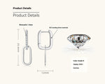 Double Ring Moissanite Earrings Earrings For Women