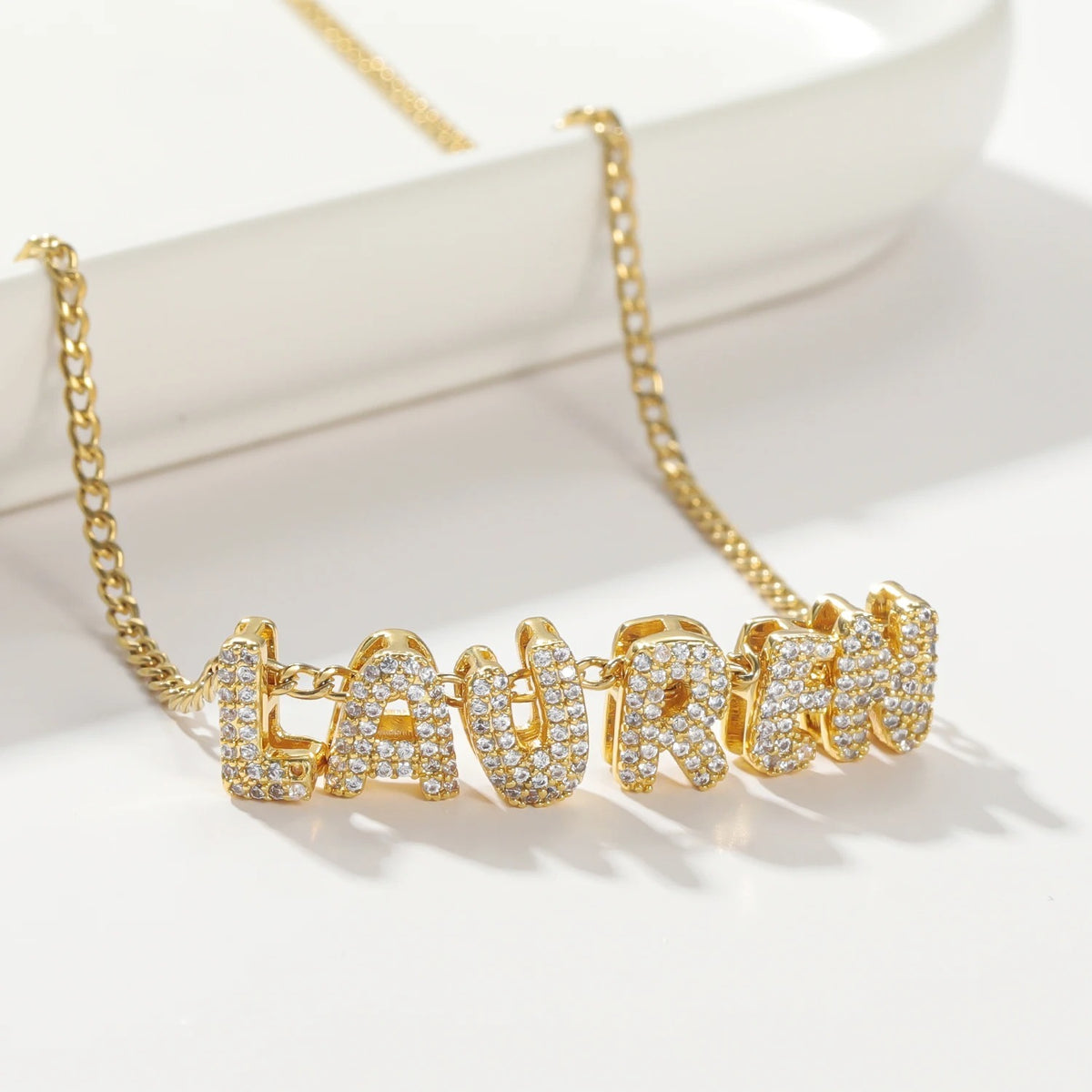 3D Name Necklace – Personalized Elegance