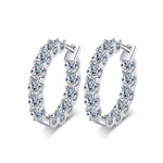 2.6ct Moissanite Earrings S925 Silver for Women