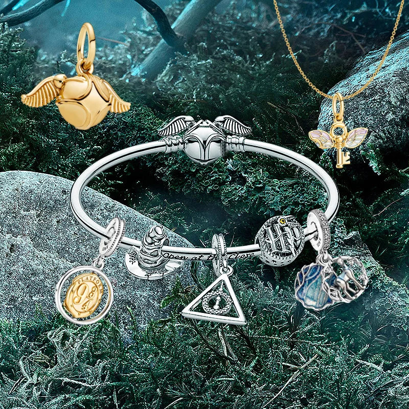 Harry Potter 925 Silver Charms for DIY & Gifts