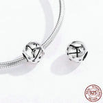 925 Sterling Silver Zodiac Charm with Sparkling Zircon