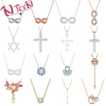 2024 Hot Selling High Quality Women's Necklaces,Cross,8-shaped,Flower-shaped Necklaces,Suitable for Holiday Gifts and Party Wear