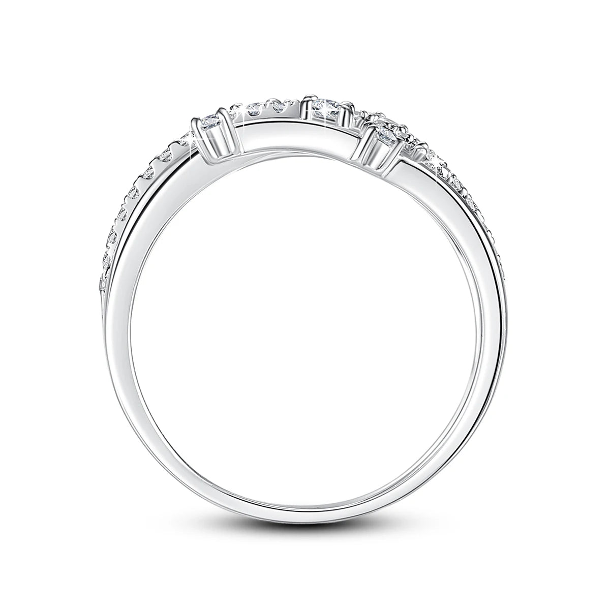 Moissanite Eternity Ring - Love and Sophistication