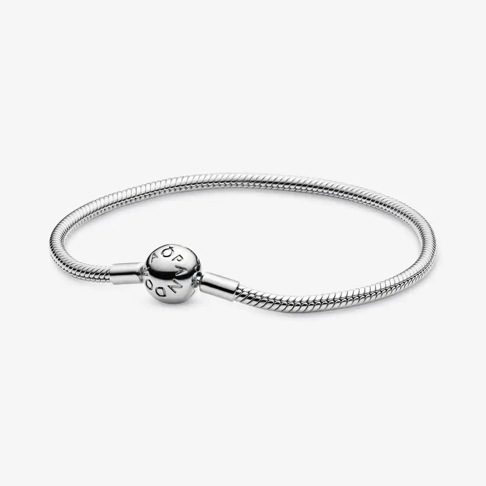 Pandora Style Snake Chain Bracelet