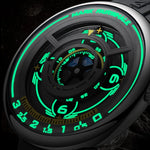 Earth World Luminous Quartz Watch