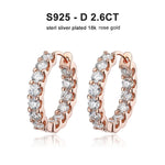 2.6ct Moissanite Earrings S925 Silver for Women