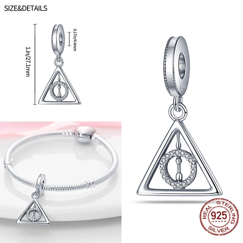 Harry Potter 925 Silver Charms for DIY & Gifts