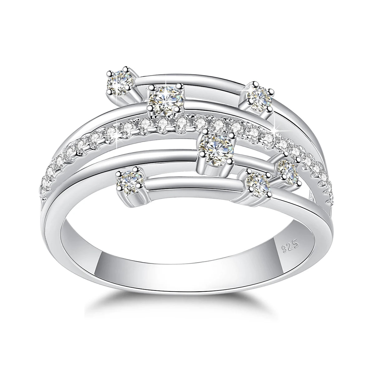 Moissanite Eternity Ring - Love and Sophistication