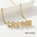 3D Name Necklace – Personalized Elegance